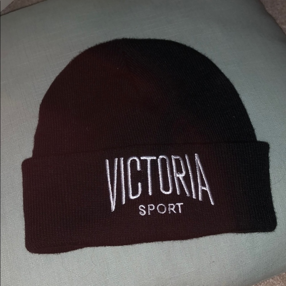Black Victoria Secret Beanie
